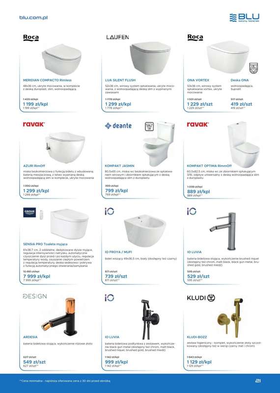 Blu Salony Łazienek - gazetka promocyjna Gazetka cz. 4 od niedzieli 01.02 do soboty 28.02 - strona 3