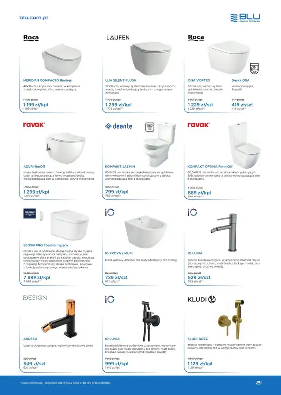 Blu Salony Łazienek - gazetka promocyjna Gazetka cz. 4 od niedzieli 01.02 do soboty 28.02 - strona 3