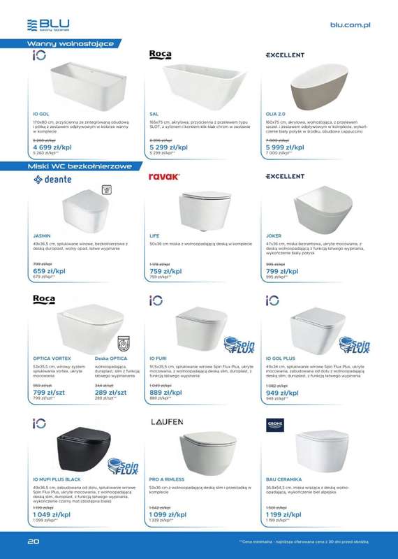 Blu Salony Łazienek - gazetka promocyjna Gazetka cz. 4 od niedzieli 01.02 do soboty 28.02 - strona 2