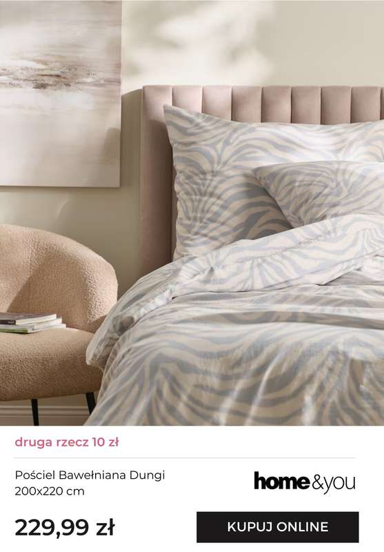 home&you - gazetka promocyjna Pościele - druga rzecz za 10 zł od soboty 15.11 do wtorku 18.11 - strona 9