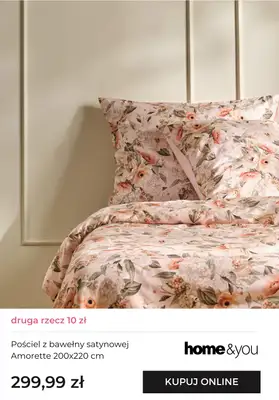 home&you - gazetka promocyjna Pościele - druga rzecz za 10 zł od soboty 15.11 do poniedziałku 17.11 - strona 5