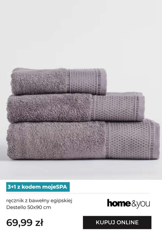 home&you - gazetka promocyjna Ręczniki 3+1 z kodem od niedzieli 16.11 do poniedziałku 01.12 - strona 6