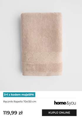 home&you - gazetka promocyjna Ręczniki 3+1 z kodem od niedzieli 16.11 do poniedziałku 01.12 - strona 4