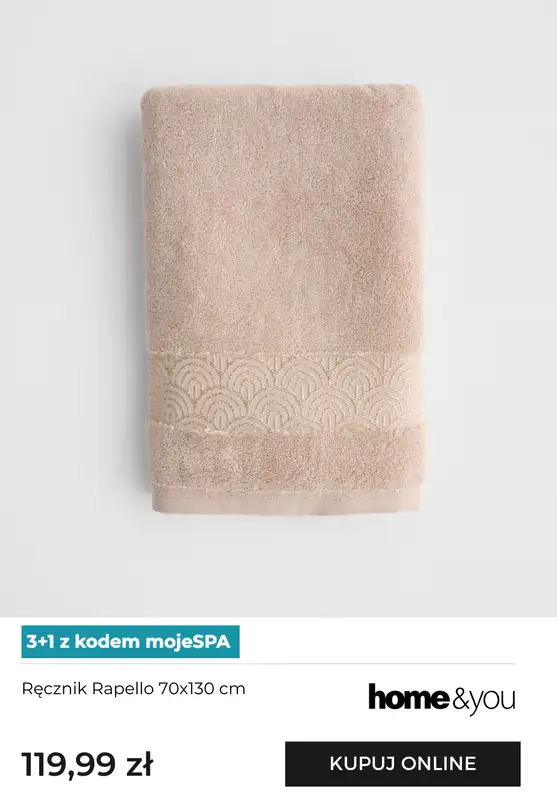 home&you - gazetka promocyjna Ręczniki 3+1 z kodem od niedzieli 16.11 do poniedziałku 01.12 - strona 4