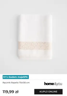 home&you - gazetka promocyjna Ręczniki 3+1 z kodem od niedzieli 16.11 do poniedziałku 01.12 - strona 8