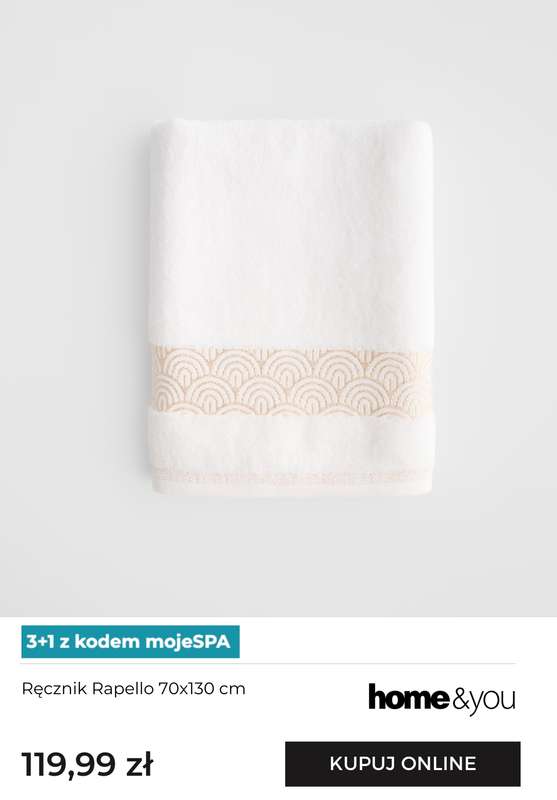 home&you - gazetka promocyjna Ręczniki 3+1 z kodem od niedzieli 16.11 do poniedziałku 01.12 - strona 8