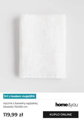 home&you - gazetka promocyjna Ręczniki 3+1 z kodem od niedzieli 16.11 do poniedziałku 01.12 - strona 3