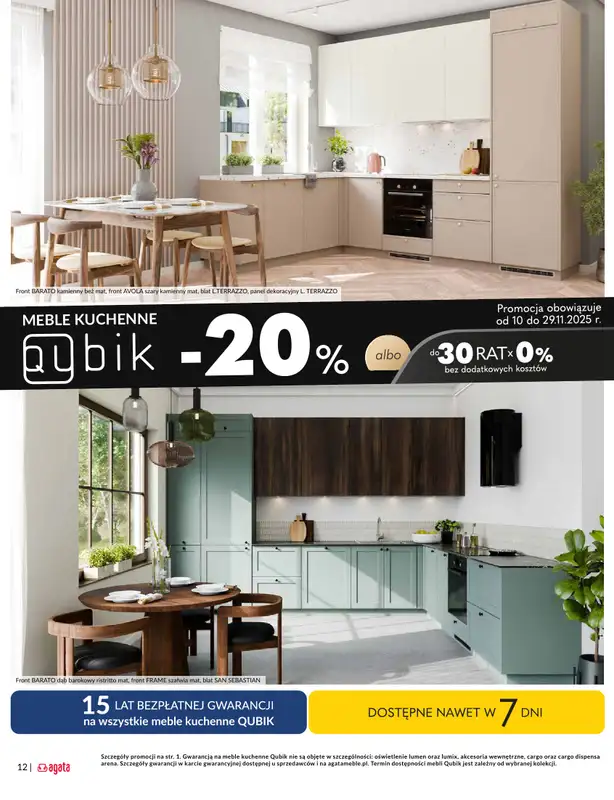 Salony Agata - gazetka promocyjna OLSZTYN: SALONY AGATA Wielkie Otwarcie Już 20.11! od czwartku 20.11 do soboty 29.11 - strona 12