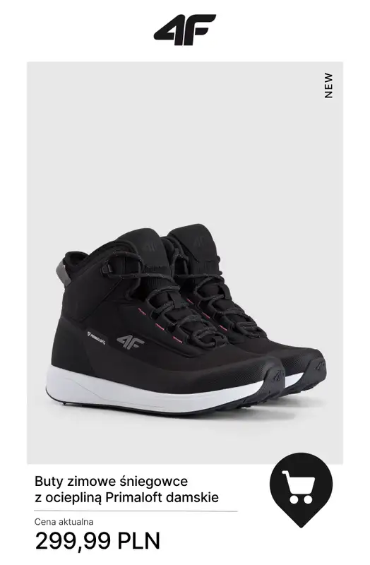 4F - gazetka promocyjna Śniegowce – ciepło i wygoda na zimę od soboty 15.11  - strona 2