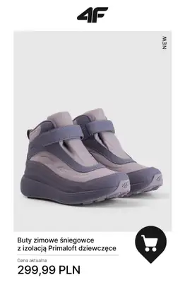 4F - gazetka promocyjna Śniegowce – ciepło i wygoda na zimę od soboty 15.11  - strona 8
