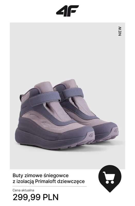 4F - gazetka promocyjna Śniegowce – ciepło i wygoda na zimę od soboty 15.11  - strona 8