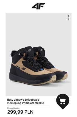 4F - gazetka promocyjna Śniegowce – ciepło i wygoda na zimę od soboty 15.11  - strona 3