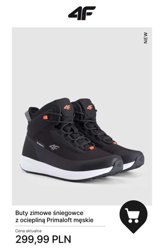 4F - gazetka promocyjna Śniegowce – ciepło i wygoda na zimę od soboty 15.11  - strona 5