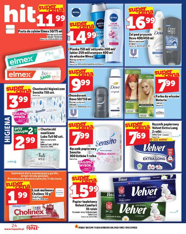 TOPAZ - gazetka promocyjna Gazetka od czwartku 20.11 do środy 26.11 - strona 24