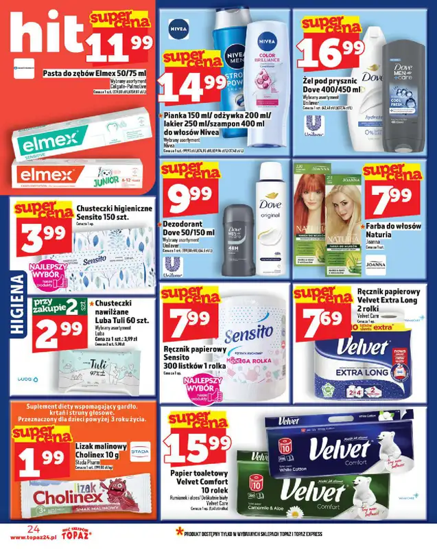 TOPAZ - gazetka promocyjna Gazetka od czwartku 20.11 do środy 26.11 - strona 24