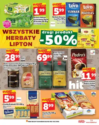 TOPAZ - gazetka promocyjna Gazetka od czwartku 20.11 do środy 26.11 - strona 19
