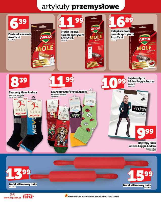 TOPAZ - gazetka promocyjna Gazetka od czwartku 20.11 do środy 26.11 - strona 26