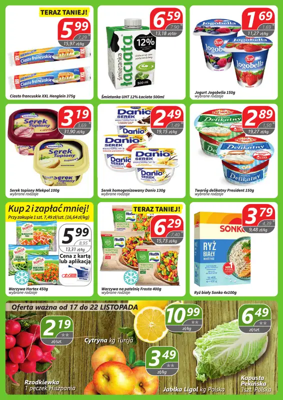 Społem - Blisko i Korzystnie - gazetka promocyjna Gazetka PSS Poznań od poniedziałku 17.11 do niedzieli 07.12 - strona 3