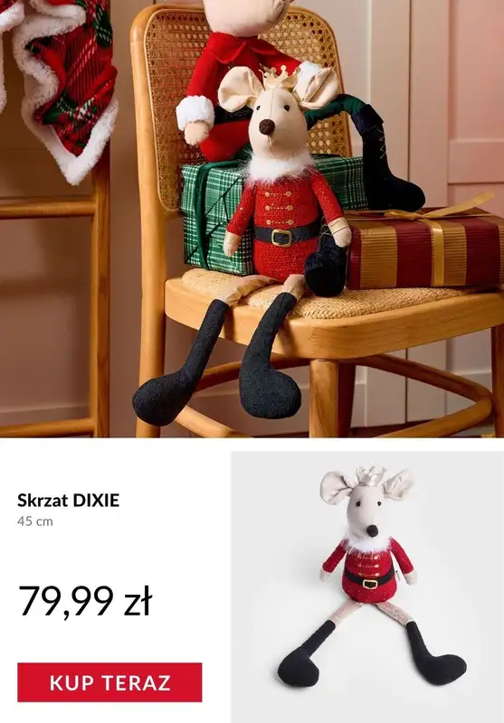 Prezenty - gazetka promocyjna Homla | Dekoracje świąteczne od soboty 15.11  - strona 8