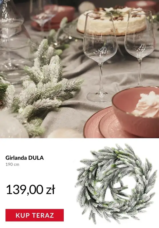 Prezenty - gazetka promocyjna Homla | Dekoracje świąteczne od soboty 15.11  - strona 7