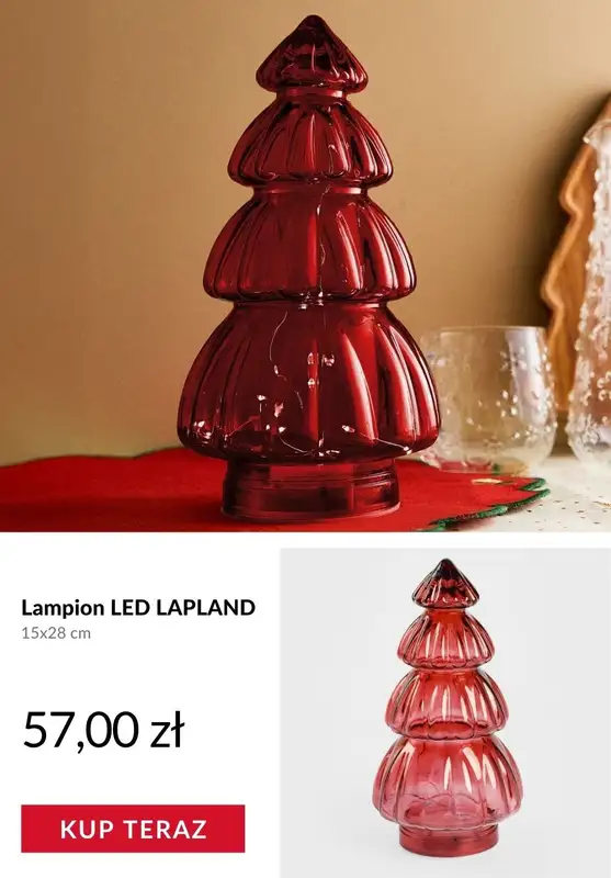 Prezenty - gazetka promocyjna Homla | Dekoracje świąteczne od soboty 15.11  - strona 6