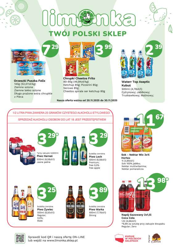 Limonka - gazetka promocyjna Plakaty promocyjne od czwartku 20.11 do niedzieli 30.11 - strona 2