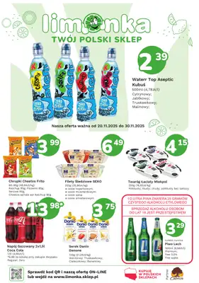 Limonka - gazetka promocyjna Gazetka od czwartku 20.11 do niedzieli 30.11