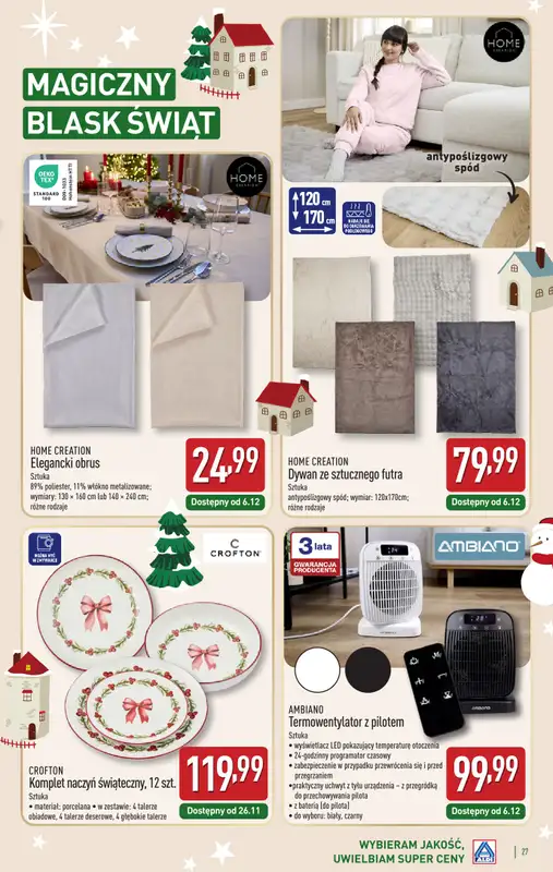 Aldi - gazetka promocyjna Wyjątkowe prezenty w super cenach! od poniedziałku 17.11 do soboty 22.11 - strona 27