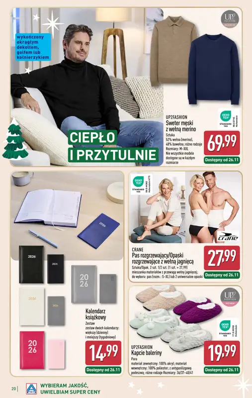 Aldi - gazetka promocyjna Wyjątkowe prezenty w super cenach! od poniedziałku 17.11 do soboty 22.11 - strona 20