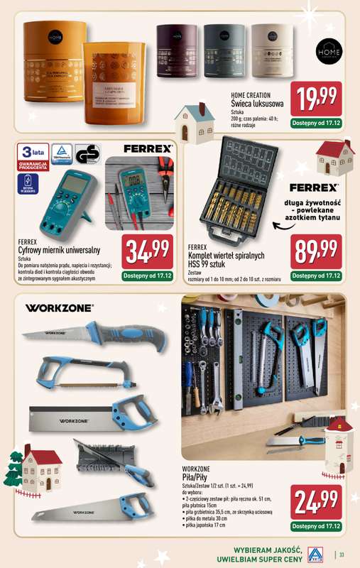 Aldi - gazetka promocyjna Wyjątkowe prezenty w super cenach! od poniedziałku 17.11 do soboty 22.11 - strona 33