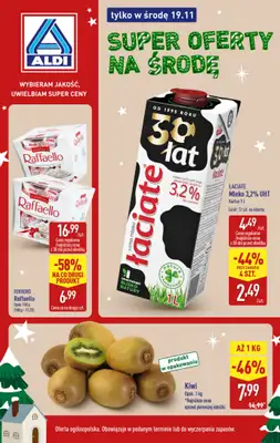 Aldi - gazetka promocyjna Super oferty na środę! od środy 19.11 do środy 19.11