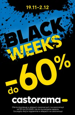 Castorama - gazetka promocyjna Black Weeks od środy 19.11 do wtorku 02.12