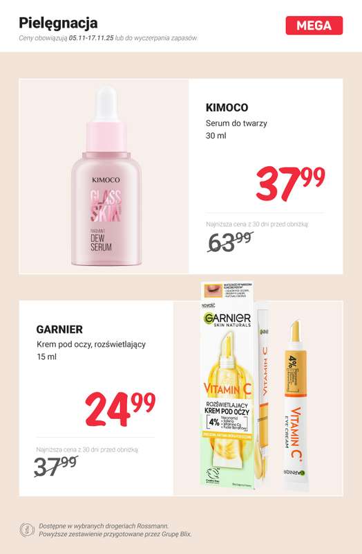 Rossmann - gazetka promocyjna MEGA promocje - ostatnia szansa! od soboty 15.11 do poniedziałku 17.11 - strona 4