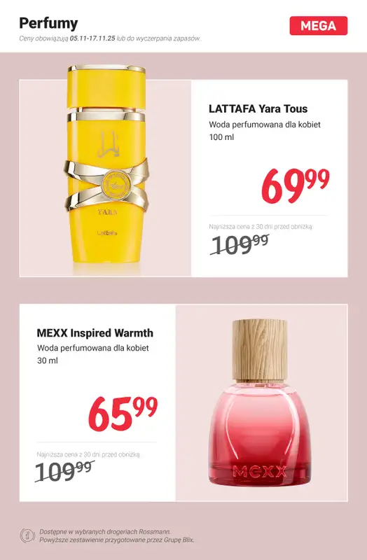 Rossmann - gazetka promocyjna MEGA promocje - ostatnia szansa! od soboty 15.11 do poniedziałku 17.11 - strona 6