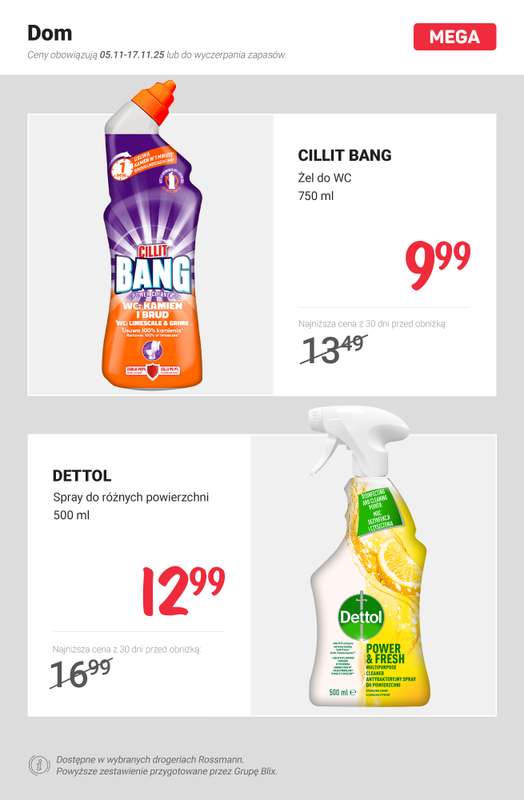 Rossmann - gazetka promocyjna MEGA promocje - ostatnia szansa! od soboty 15.11 do poniedziałku 17.11 - strona 12