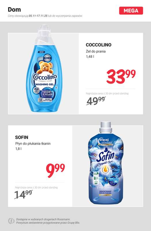 Rossmann - gazetka promocyjna MEGA promocje - ostatnia szansa! od soboty 15.11 do poniedziałku 17.11 - strona 11