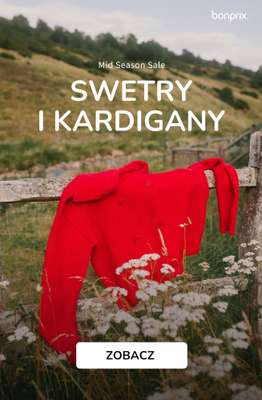 bonprix - gazetka promocyjna SALE - Swetry i kardigany od piątku 14.11 do czwartku 20.11