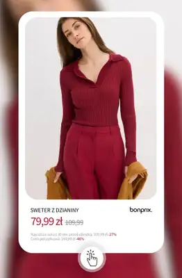 bonprix - gazetka promocyjna SALE - Swetry i kardigany od piątku 14.11 do czwartku 20.11 - strona 8