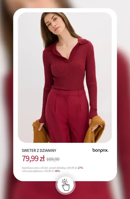 bonprix - gazetka promocyjna SALE - Swetry i kardigany od piątku 14.11 do czwartku 20.11 - strona 8