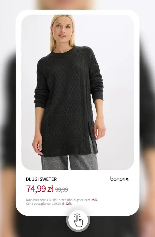 bonprix - gazetka promocyjna SALE - Swetry i kardigany od piątku 14.11 do czwartku 20.11 - strona 6
