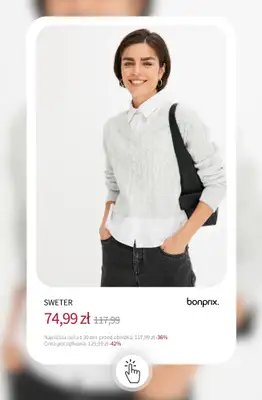 bonprix - gazetka promocyjna SALE - Swetry i kardigany od piątku 14.11 do czwartku 20.11 - strona 5