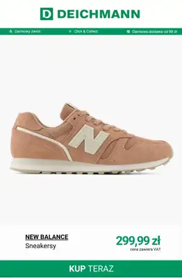 Deichmann - gazetka promocyjna Sneakersy damskie New Balance od soboty 15.11  - strona 7