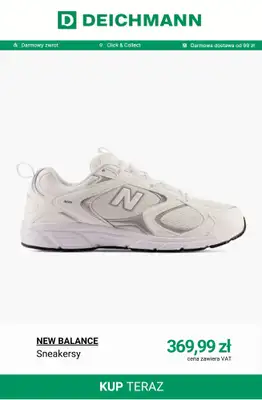 Deichmann - gazetka promocyjna Sneakersy damskie New Balance od soboty 15.11  - strona 4