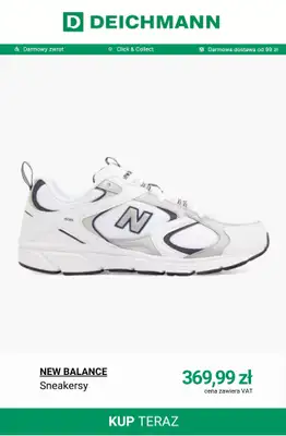 Deichmann - gazetka promocyjna Sneakersy damskie New Balance od soboty 15.11  - strona 2