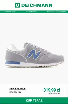 Deichmann - gazetka promocyjna Sneakersy damskie New Balance od soboty 15.11  - strona 3