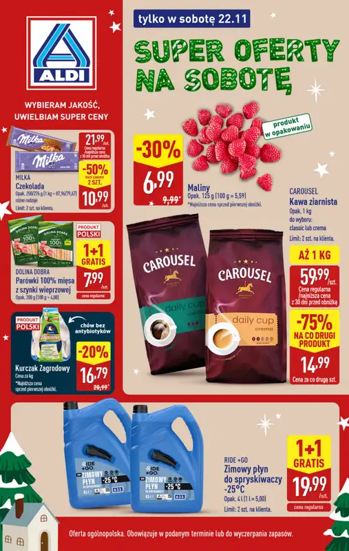 Aldi - gazetka promocyjna Super oferty na sobotę!  
