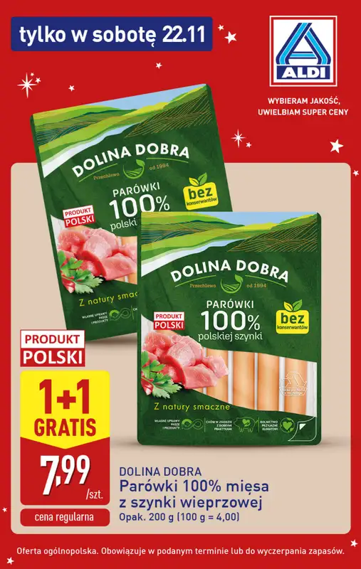Aldi - gazetka promocyjna Super oferty na sobotę! od soboty 22.11 do soboty 22.11 - strona 6