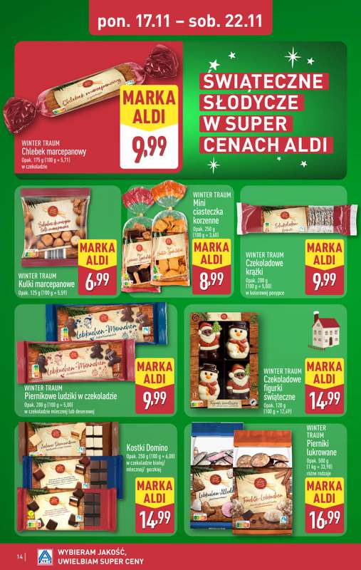 Aldi - gazetka promocyjna Weekend super cen w Aldi! od czwartku 20.11 do soboty 22.11 - strona 14