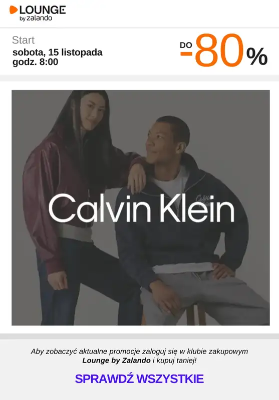 Lounge by Zalando - gazetka promocyjna Do -80% promocje na wybrane marki na WEEKEND! od soboty 15.11 do niedzieli 16.11