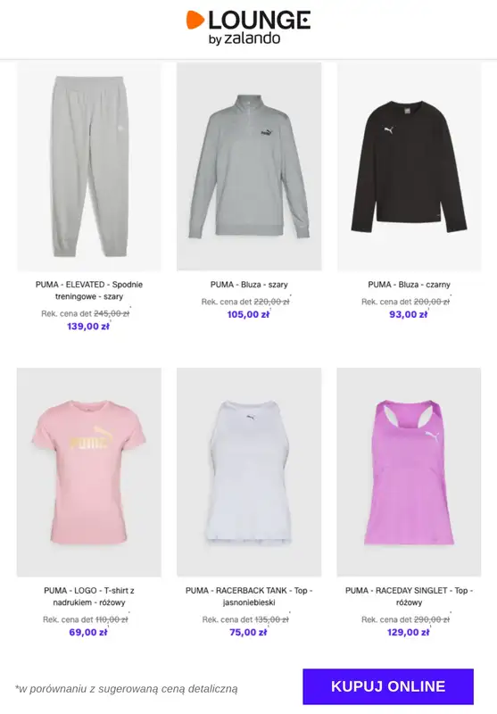 Lounge by Zalando - gazetka promocyjna Do -75% Puma od piątku 14.11 do wtorku 18.11 - strona 9